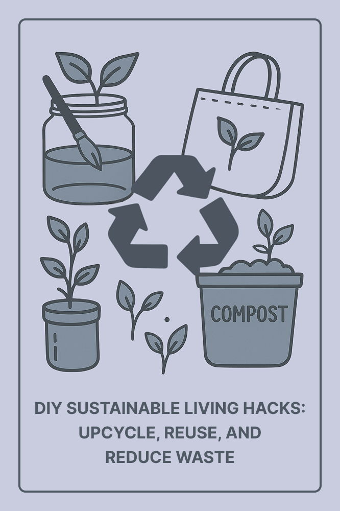 DIY Sustainable Living Hacks: Upcycle, Reuse, and Reduce Waste