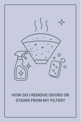 How Do I Remove Odors or Stains from My Filter?