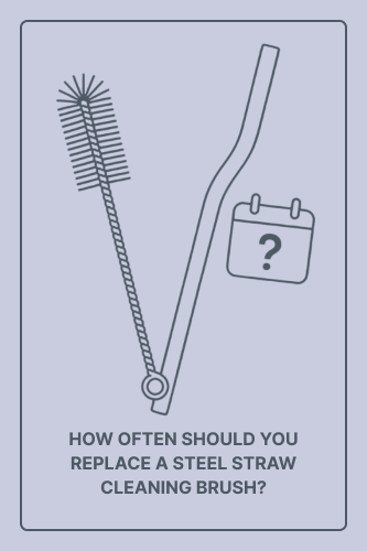 How Often Should You Replace a Steel Straw Cleaning Brush?