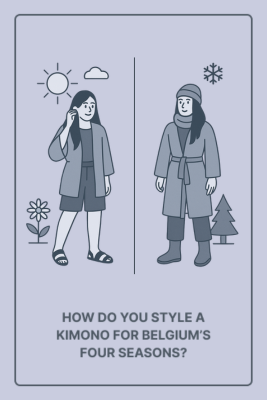How do you style a kimono for Belgium’s four seasons?