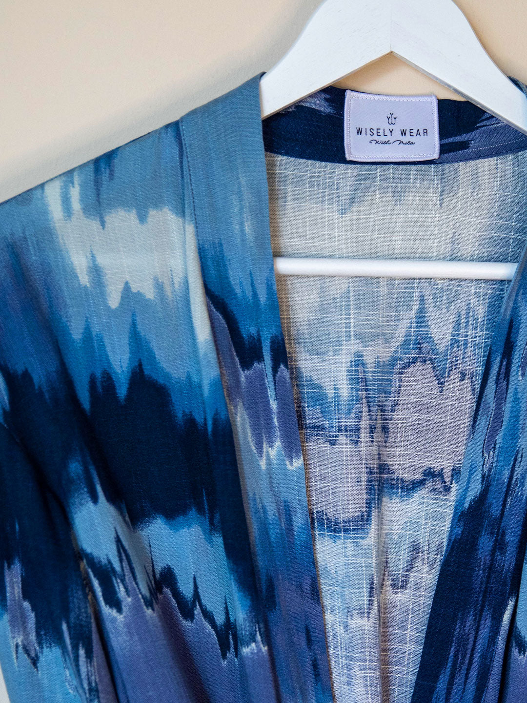 Batik Light Blue Kimono