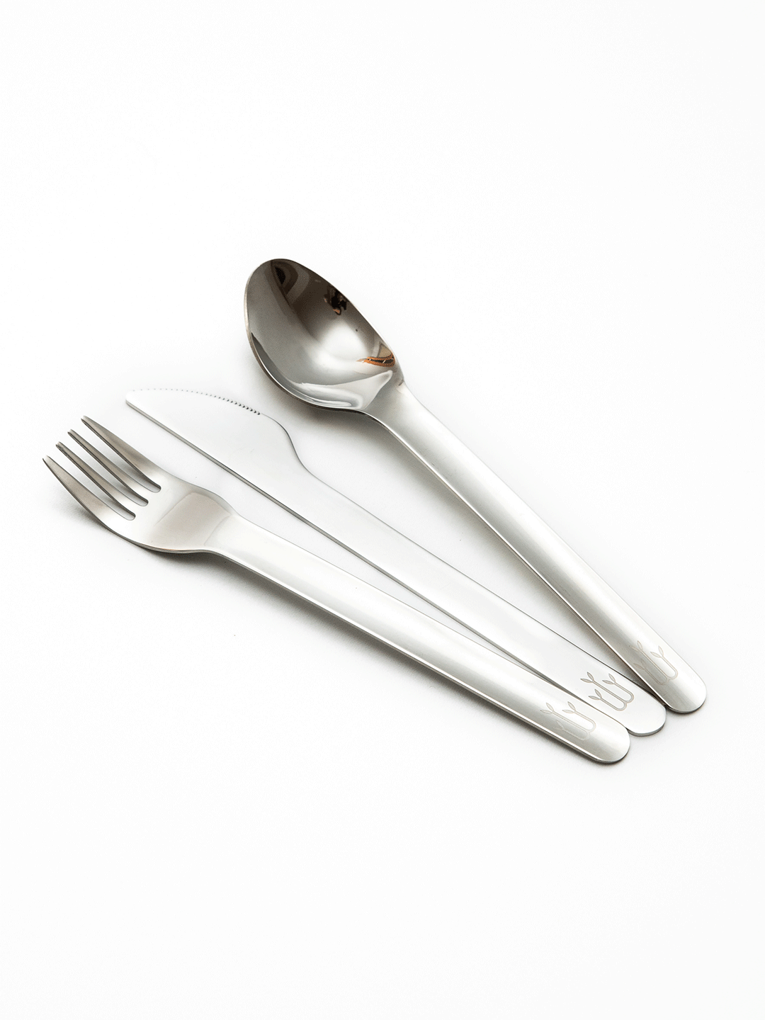 STAINLESS STEEL CUTLERY SET + MUSTARD SILICON CASE